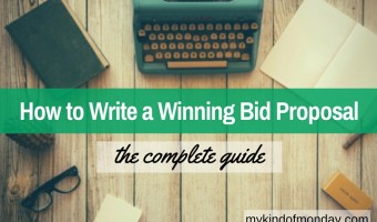 How to write a bid proposal